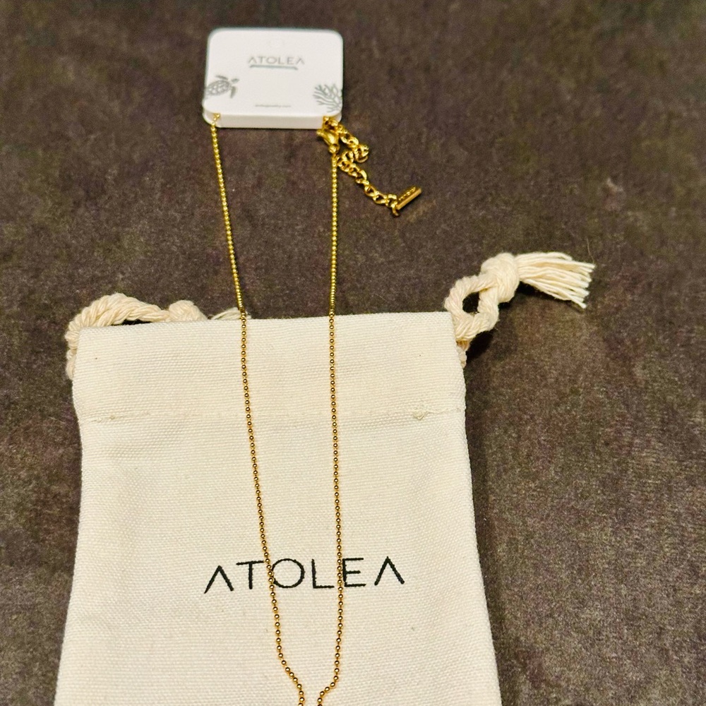 Atolea Elegant Gold Necklace